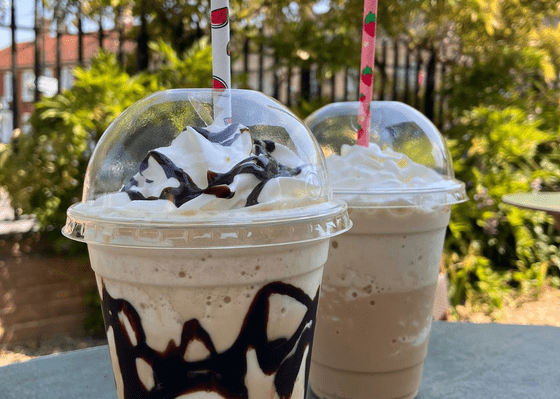 Iced coffees and frappes at Cafe 46 Wickham Market