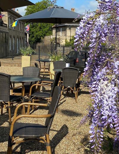 Café 46 Garden, Wickham Market