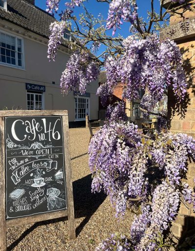 Café 46 Garden, Wickham Market